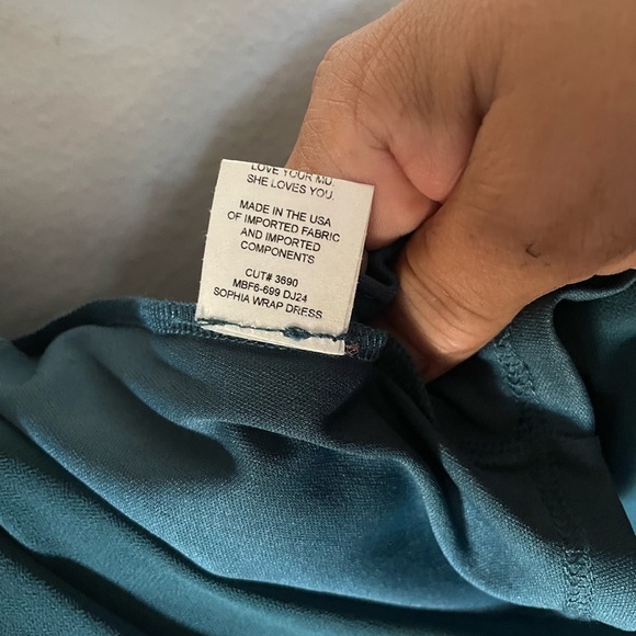 Show Me Your Mumu Sophia Wrap High Low Chiffon Dress - Picture 8 of 9